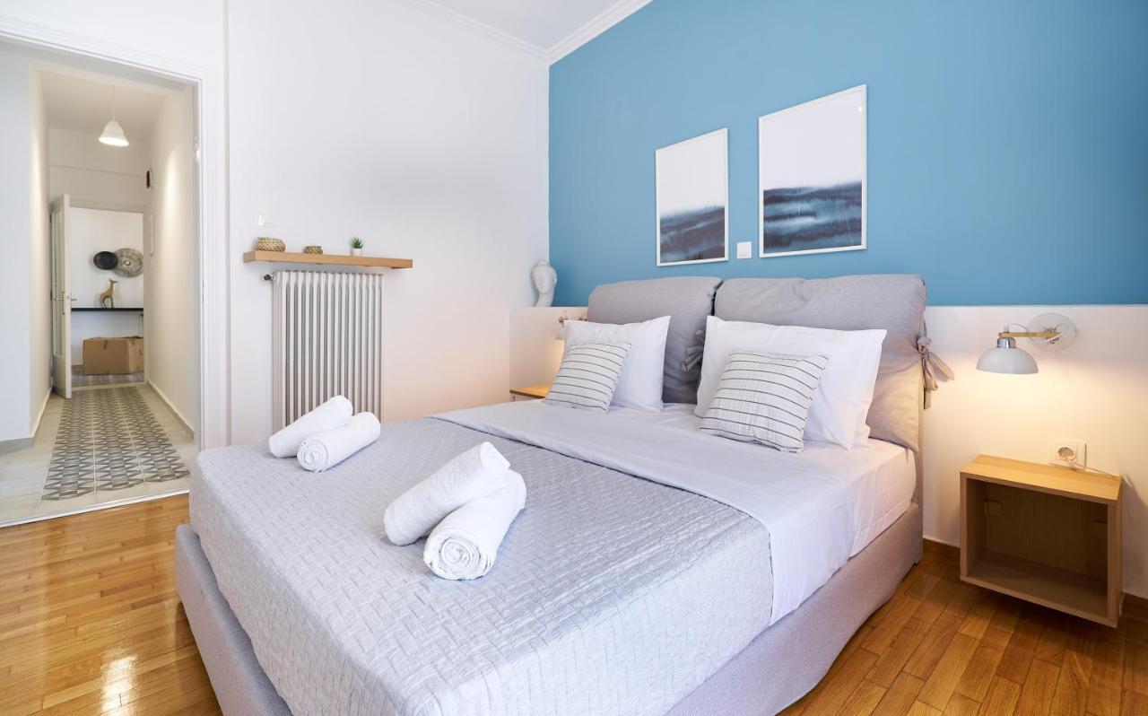 Ferienwohnung “Blue Oasis” In The Heart Of Koukaki! Athen Exterior foto
